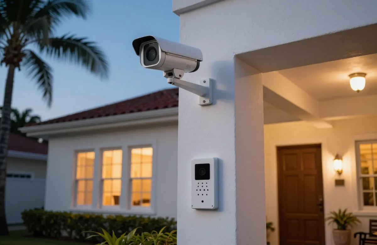 Seguridad residencial en República Dominicana: cámaras, alarmas y control de acceso